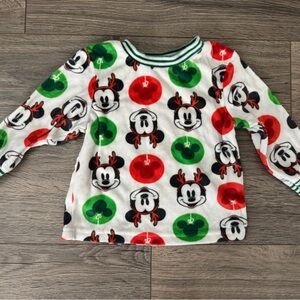 Disney Baby Christmas Mickey Mouse Fleece Pajama Set